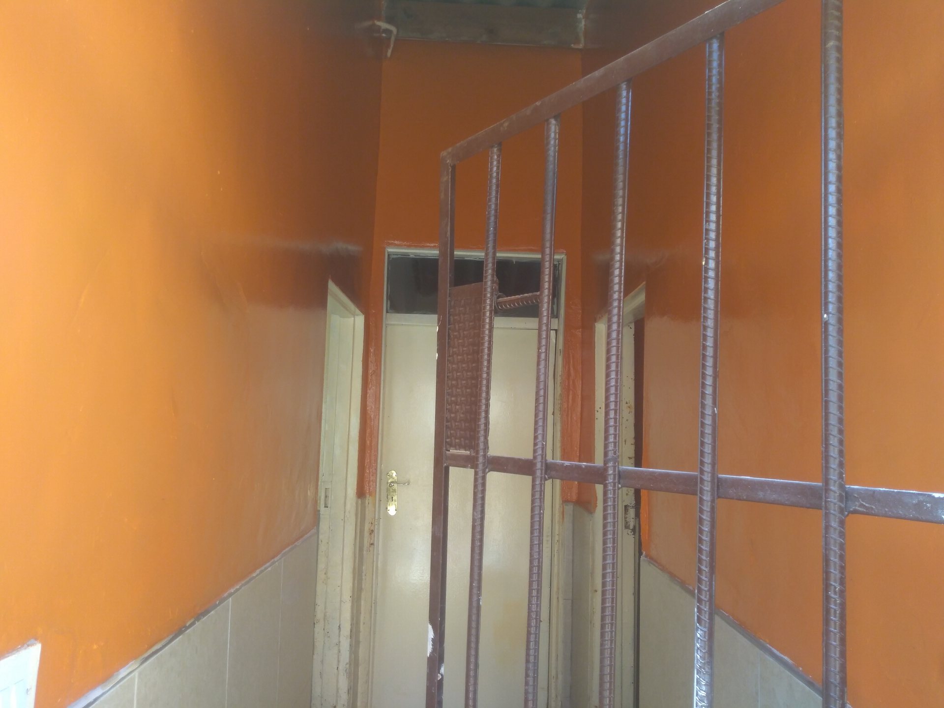 Drywall partition framing on a new build